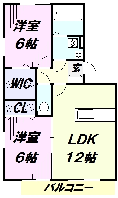 セジュールＺＥＮ　弐番館の間取り