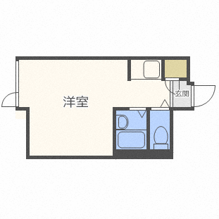 札幌市北区北七条西のマンションの間取り