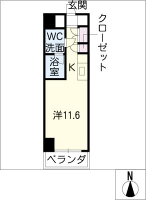 ＳＫ’ＢＵＩＬＤＩＮＧ－８の間取り