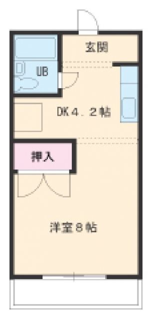 犬山市富岡新町のマンションの間取り