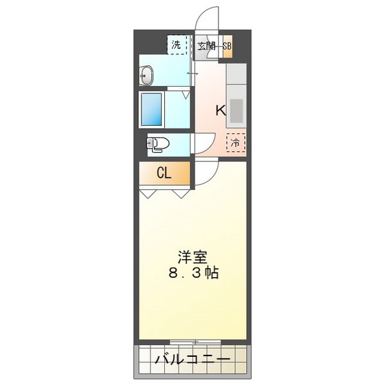 ベレッツァ四日市ときわの間取り