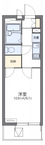 川崎市高津区北見方のマンションの間取り