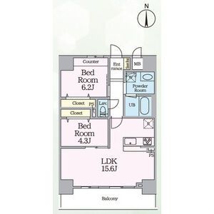 ハイドランジア東別院の間取り