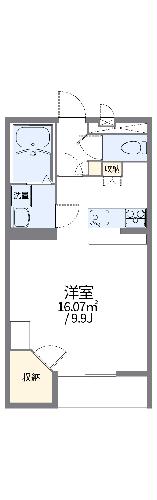 レオパレス大平Ｋ　IIの間取り