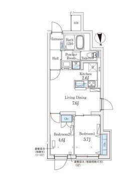 グランパセオ成城学園前の間取り