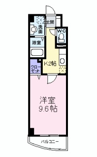 堺市堺区大浜南町のマンションの間取り