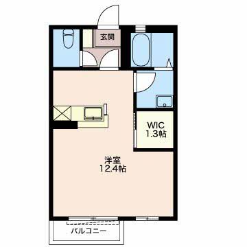 津市白塚町のアパートの間取り