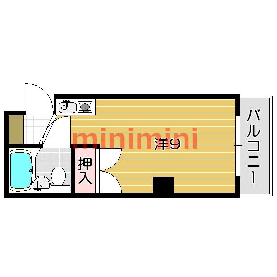 吹田市千里丘上のマンションの間取り