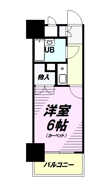 八王子市八木町のマンションの間取り