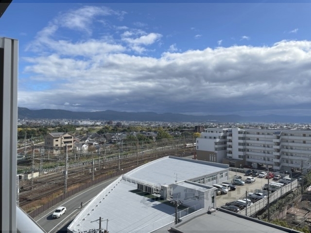 【奈良市西大寺国見町のマンションの眺望】