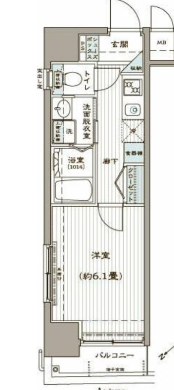 アヴァンティーク銀座２丁目弐番館の間取り