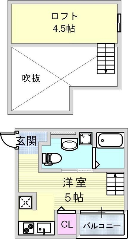 【Ange神戸の間取り】