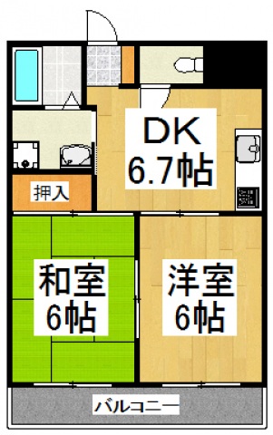 キングス所沢の間取り