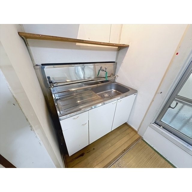 キッチン　ガス台を設置できます