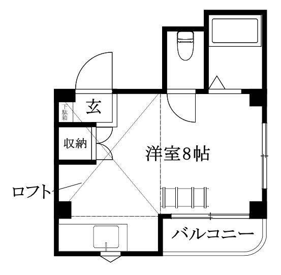 メゾン中一万の間取り