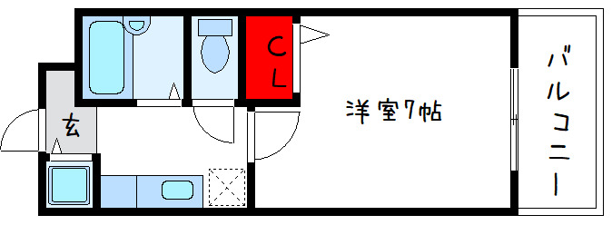 堺市南区高倉台のマンションの間取り