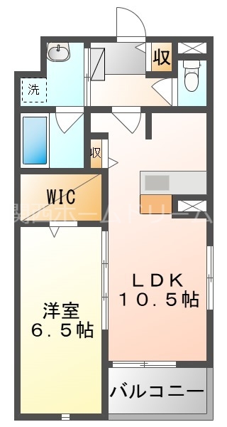 守口市佐太中町のアパートの間取り