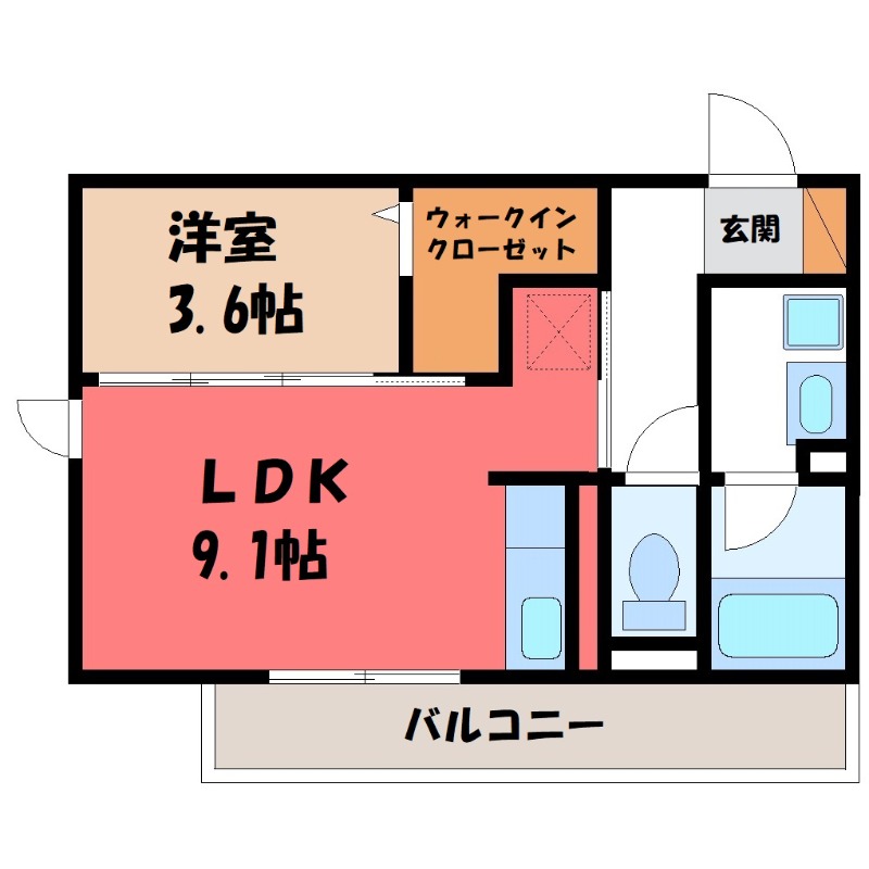 パーパスの間取り