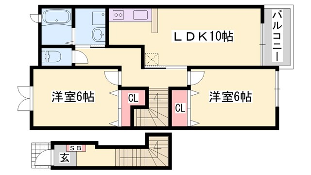 ミルトガーデンの間取り