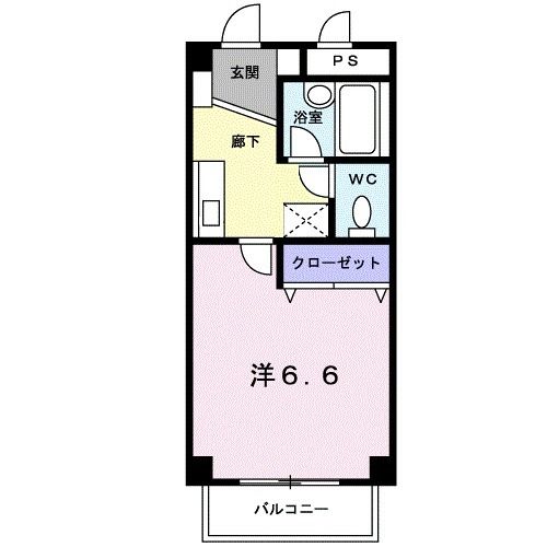 メリットハウス扇の間取り