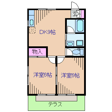 妙蓮寺ハウスの間取り