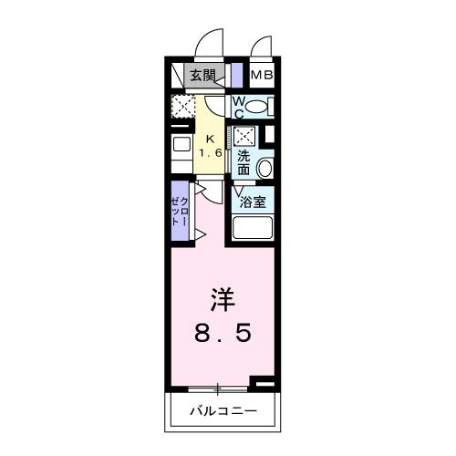 ヴェリーヌの間取り