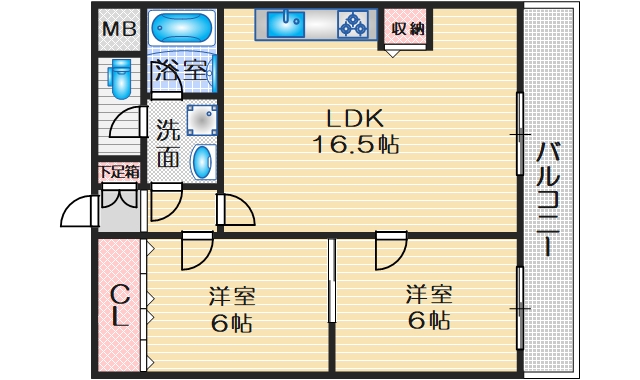 ベルアージュ高城の間取り