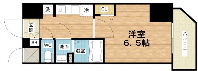 プレサンス福島吉野ミナージの間取り