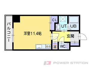 江別市野幌町のマンションの間取り