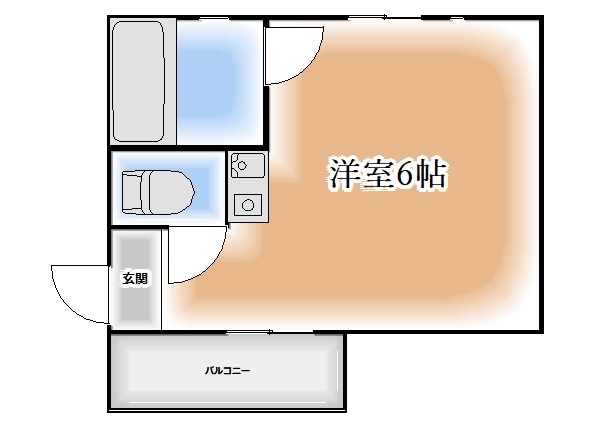 ハートイン竹田町の間取り