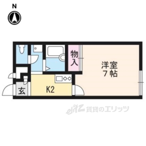 レオパレス鳴滝の間取り