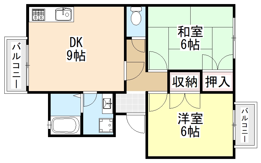 ベルサス坊城の間取り