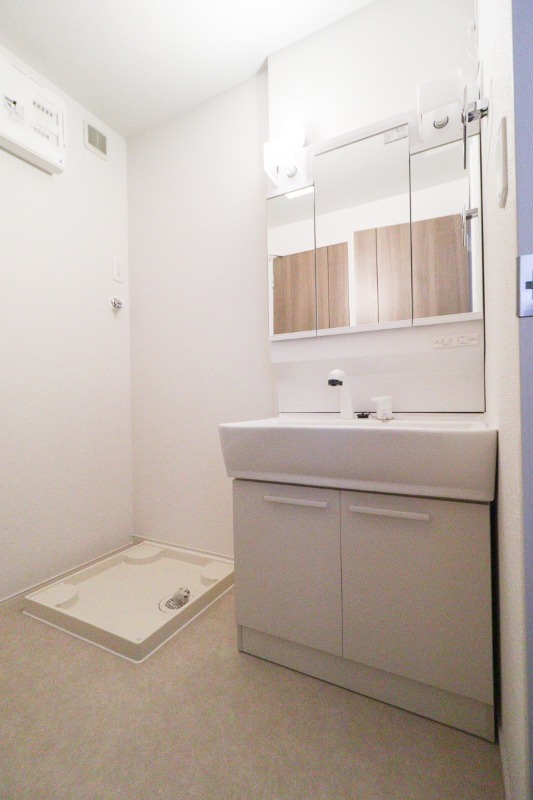 洗面設備　図面と現状に相違がある場合には現状を優先