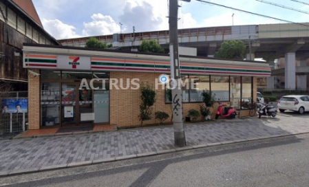 コンビニ　セブンイレブン 大阪松崎町4丁目店（コンビニ）まで164m