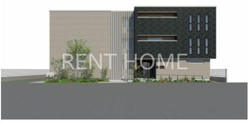 建物外観　建築中の為外観パースです。