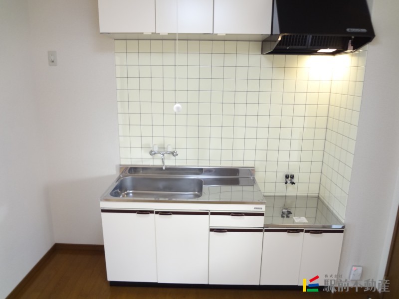 キッチン　２口コンロ設置可