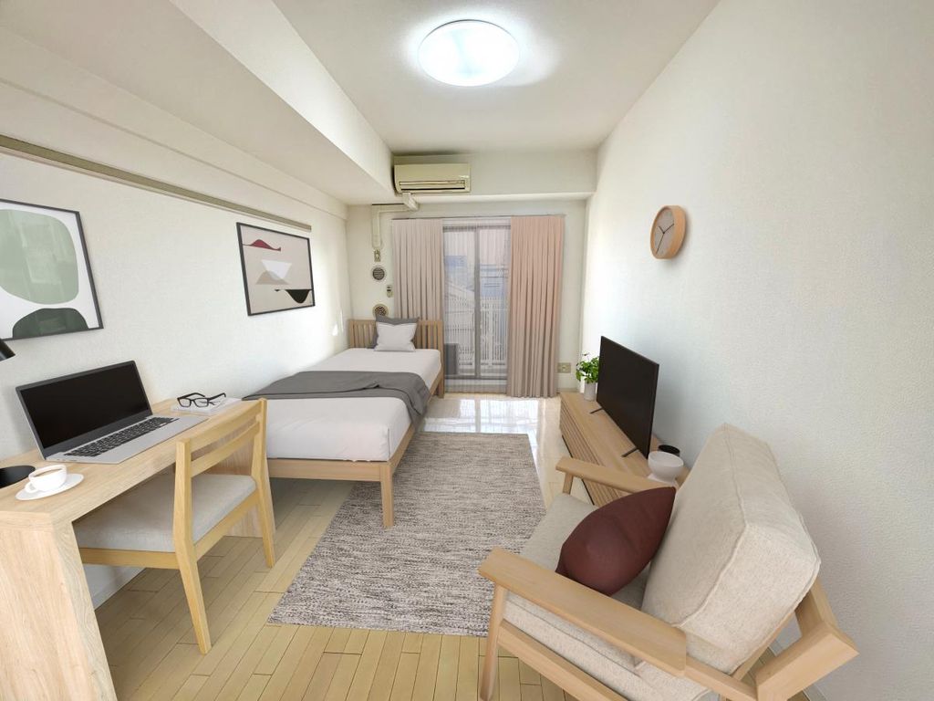 居室・リビング　※家具家電は物件に付帯しません。