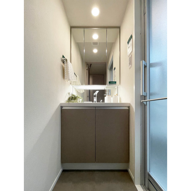 洗面設備　家具・家電の備え付けはありません