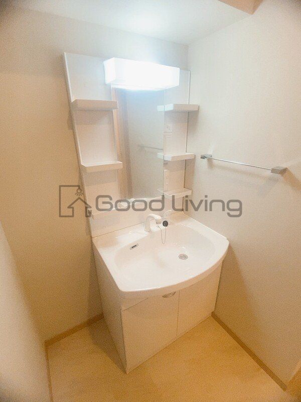 洗面設備　身だしなみもバッチリ