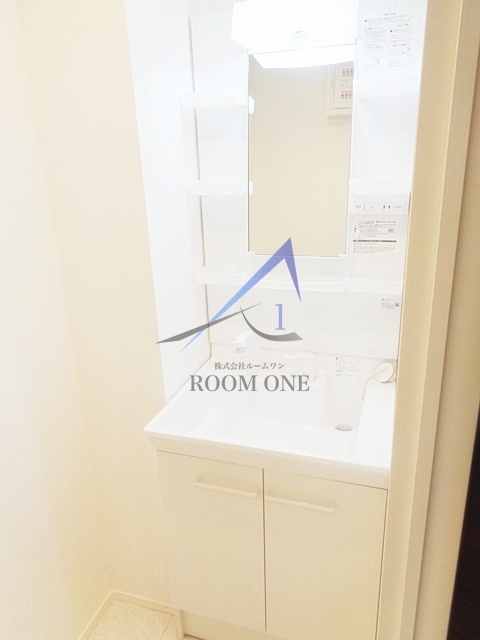 洗面設備　洗面台です。