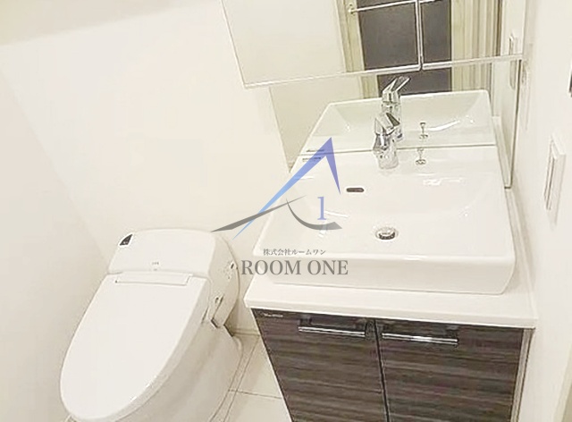 洗面設備　洗面台です。