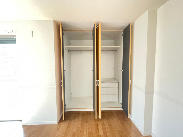 収納　クローゼットです