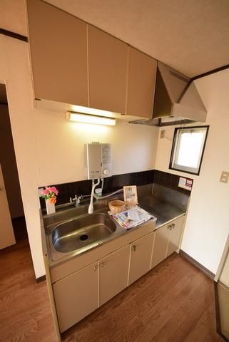 キッチン　経済的な都市ガス対応