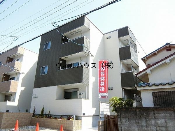 建物外観　全室角部屋！