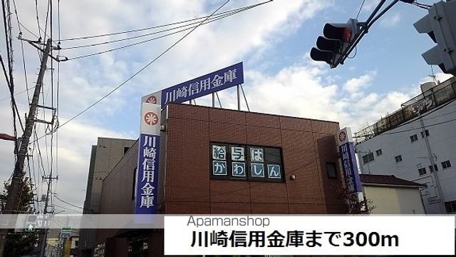 銀行　川崎信用金庫（銀行）まで300m