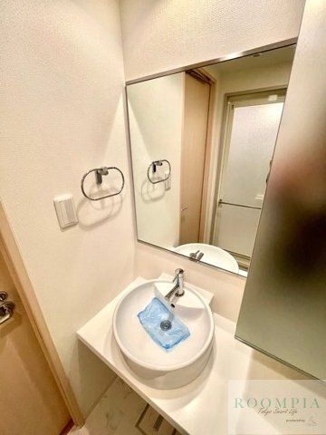 洗面設備　※同タイプの別のお部屋です。