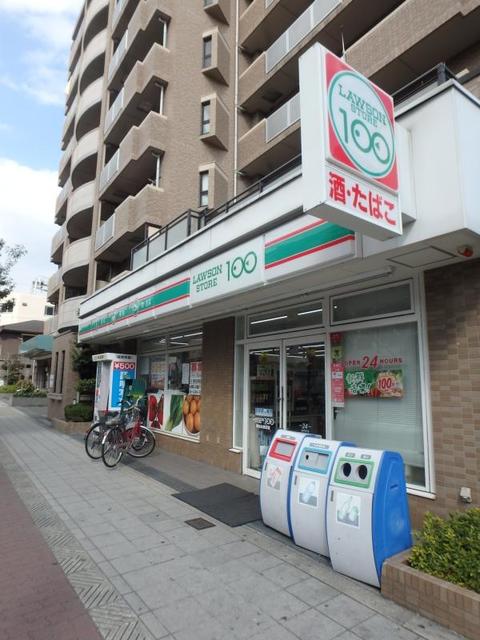 コンビニ　ローソンストア100東住吉田辺店（コンビニ）まで235m