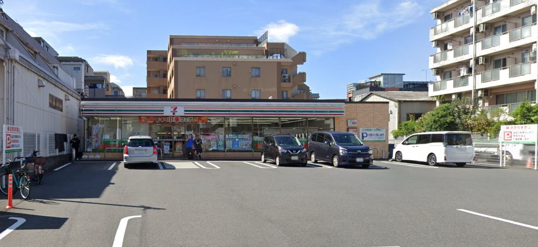 コンビニ　セブン・イレブン 下丸子多摩堤通り店（コンビニ）まで427m