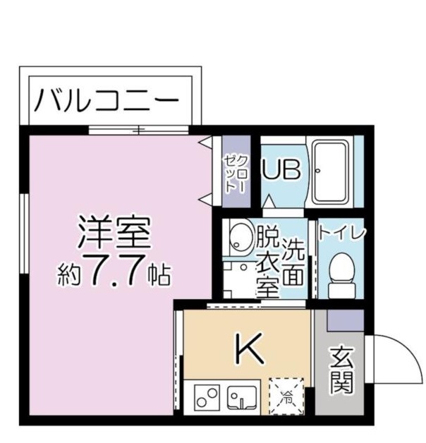 ＪＲ埼京線 与野本町駅 徒歩9分 2階建 築5年の間取り写真
