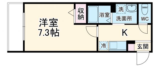 ヘゼリヒフラット日進の間取り写真